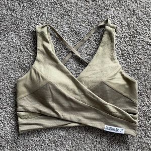 GymShark Wrap Sports Bra - Green